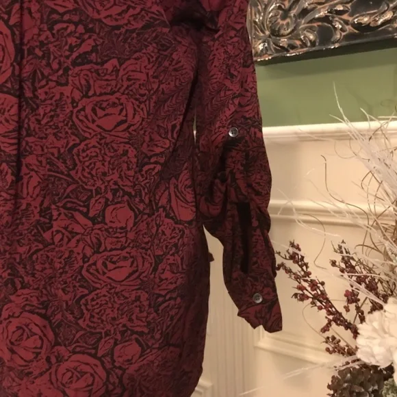 Rock & Republic button up high low blouse - Picture 4 of 9